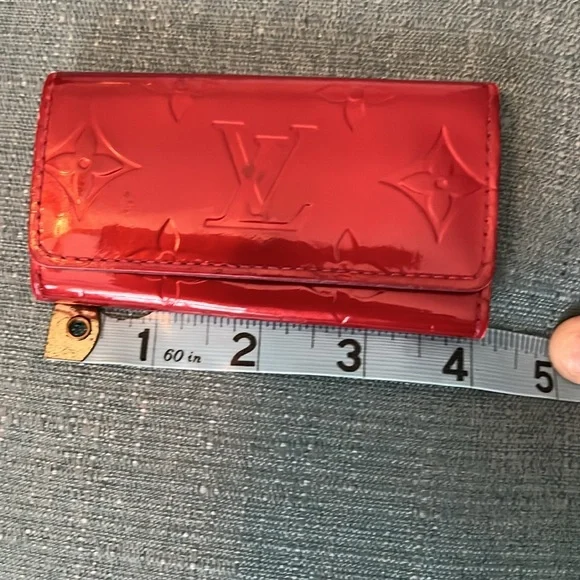 Louis Vuitton Red Vernis Key Holder, EUC - Picture 9 of 11